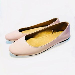 Soft Matte Pink Flats | Old Navy